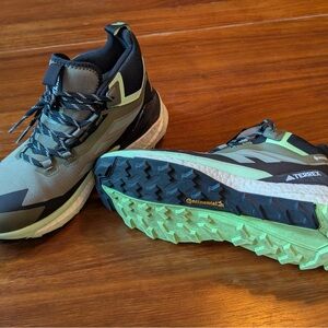 Adidas Terrex Trail Shoes - Black and Lime